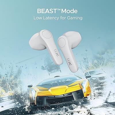 boAt Airdopes Atom 81 Pro Truly Wireless in Ear Ear Buds W/100Hrs of Playtime, 4 Mics with Enx, Beast Mode with 50Ms Low Latency, 13Mm Drivers, Iwp Tech, ASAP Charge