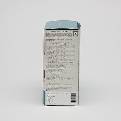 Smoor Bakeshop Cookies - Marble Cake Rusk Crunchy, Delicious Cookie