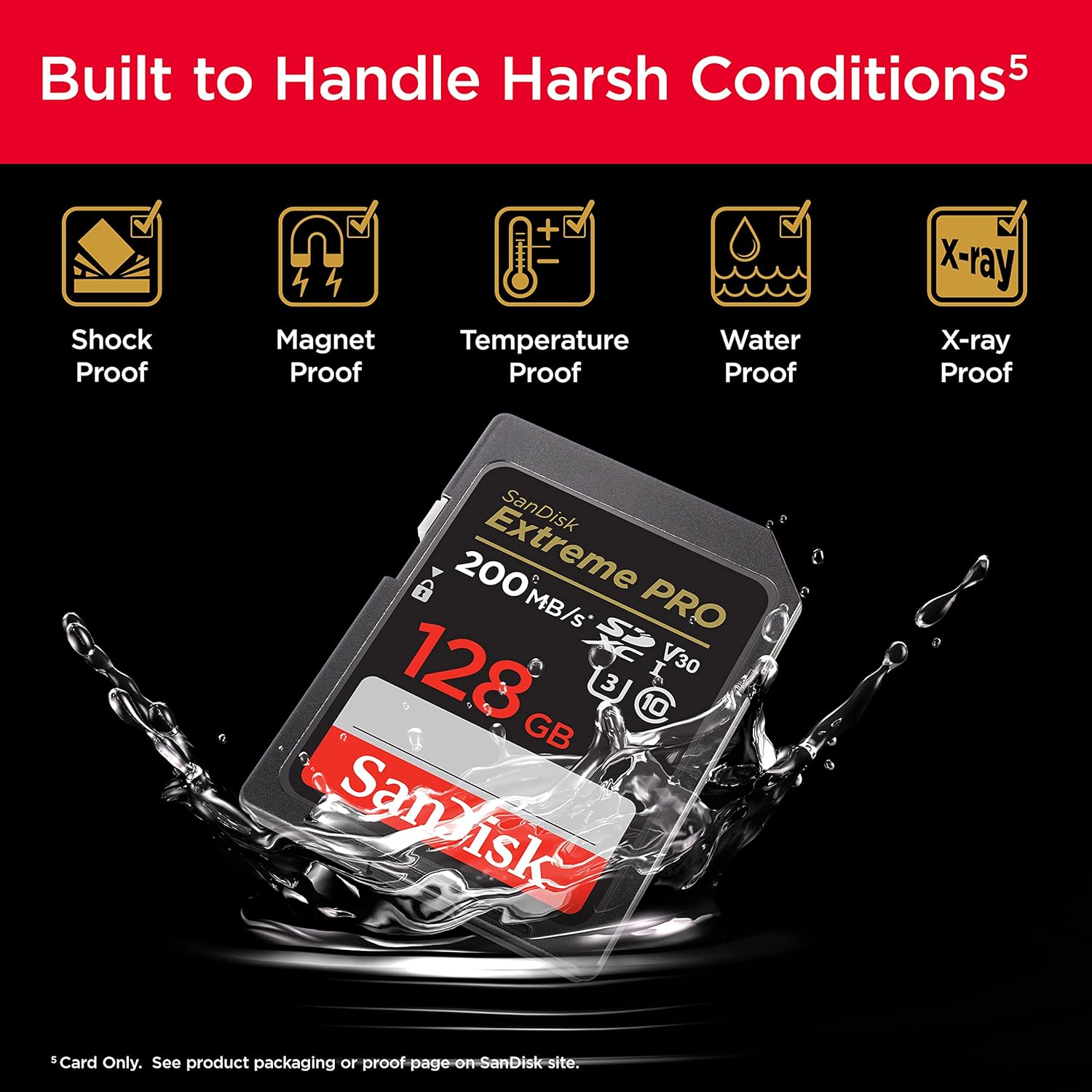 SanDisk Extreme PRO SDHC And SDXC UHS-I Card for 4K Video for DSLR and Mirrorless Cameras , Read and Write SanDisk Extreme PRO SDHC And SDXC UHS-I Card for 4K Video for DSLR and Mirrorless Cameras , Read and Write