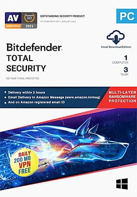 BitDefender Total Security (1pc) ESD (Qty-100+) (for OEM Bundling)