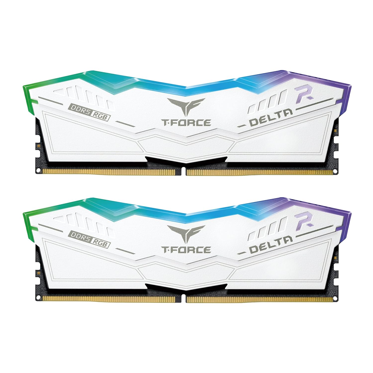 TeamGroup T-Force Delta RGB DDR5 RAM Kit, Desktop Gaming Memory, Metal Heatsink, ARGB Sync, ECC, XMP 3.0/EXPO, For Intel/AMD CPU, High Performance Low Latency TeamGroup T-Force Delta RGB DDR5 RAM Kit, Desktop Gaming Memory, Metal Heatsink, ARGB Sync, ECC, XMP 3.0/EXPO, For Intel/AMD CPU, High Performance Low Latency