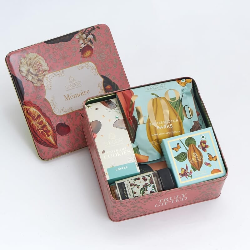 SMOOR Luxury Memoire Tin Chocolates Gift Pack Special Occasions 445gm