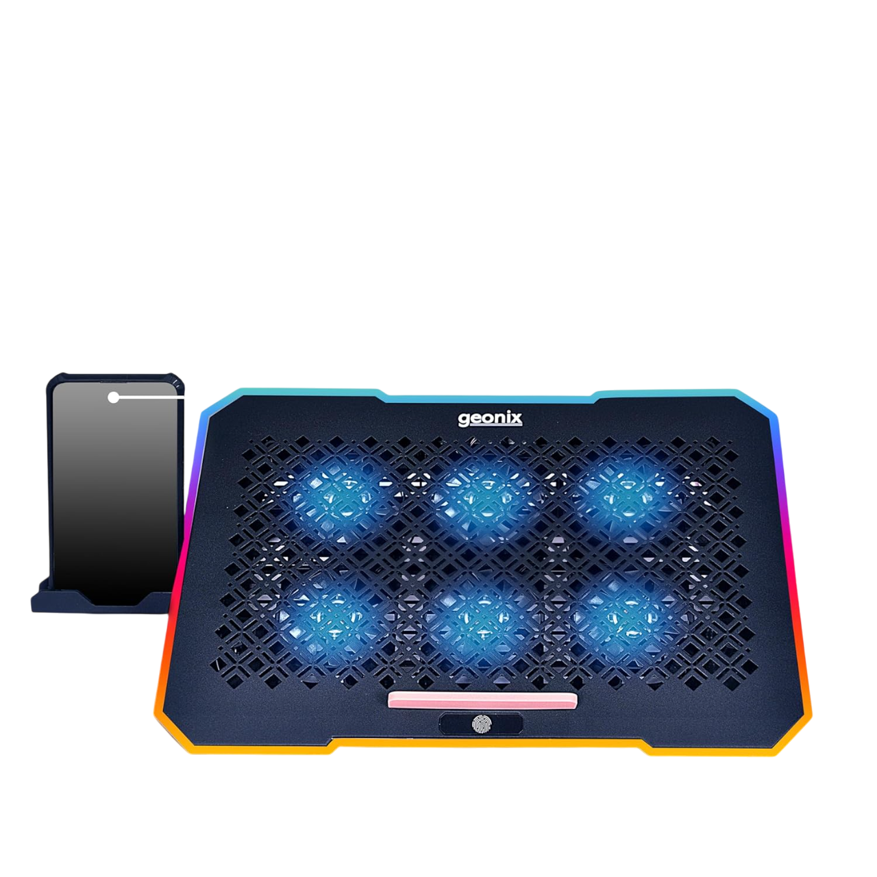 โGeonix Ergo 2 Gaming Laptop Cooling Stand, 10 RGB Lights,6 Quiet Fans, Black-โGXCLP-A16 โGeonix Ergo 2 Gaming Laptop Cooling Stand, 10 RGB Lights,6 Quiet Fans, Black-โGXCLP-A16