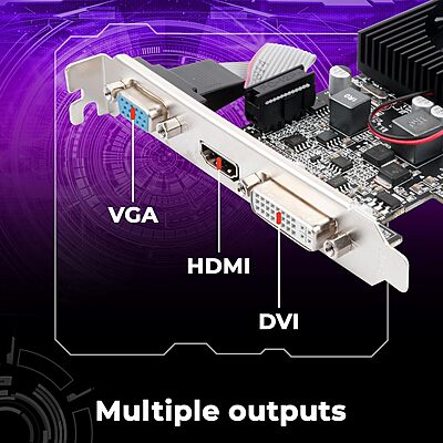 Zebronics GT610 2GD3 Graphics Card Zebronics GT610 2GD3 Graphics Card
