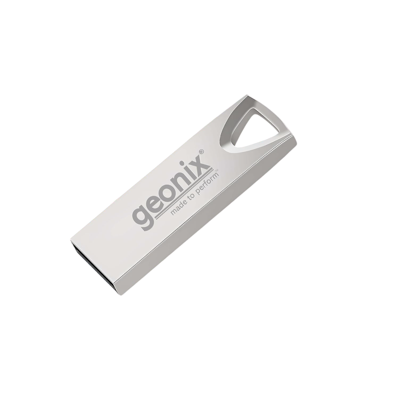 โGeonix 8GB USB 2.0 Pendrive, Silver, Keyring Design-GXPD8GB โGeonix 8GB USB 2.0 Pendrive, Silver, Keyring Design-GXPD8GB