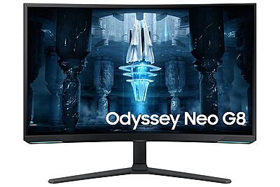 Samsung 32" 4K 240Hz Curved Gaming Monitor with AMD FreeSync Premium Pro ,Odyssey Neo G8 Samsung 32" 4K 240Hz Curved Gaming Monitor with AMD FreeSync Premium Pro ,Odyssey Neo G8