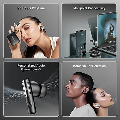 boAt Newly Launched Nirvana Ivy Truly Wireless in Ear Earbuds w/ 50dB Hybrid Active Noise Cancellation, 360º Spatial Audio, Dynamic Head Tracking,Hearables App Support & 50hrs Playback boAt Newly Launched Nirvana Ivy Truly Wireless in Ear Earbuds w/ 50dB Hybrid Active Noise Cancellation, 360º Spatial Audio, Dynamic Head Tracking,Hearables App Support & 50hrs Playback