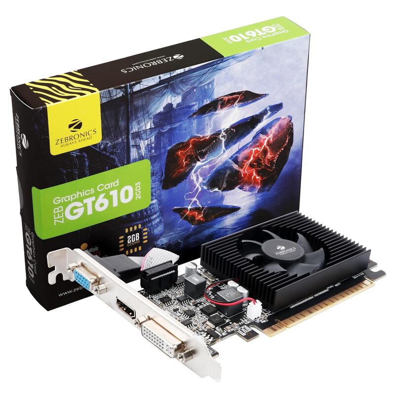 Zebronics GT610 2GD3 Graphics Card Zebronics GT610 2GD3 Graphics Card