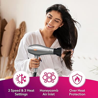 AGARO HD-1124 2400 Watts Professional Hair Dryer with AC Motor