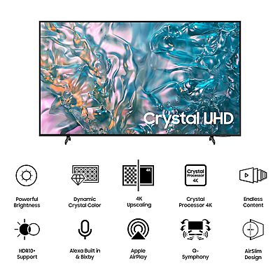 Samsung 108 cm (43 inches) D Series Brighter Crystal 4K Dynamic Ultra HD Smart LED TV UA43DUE80AKLXL
