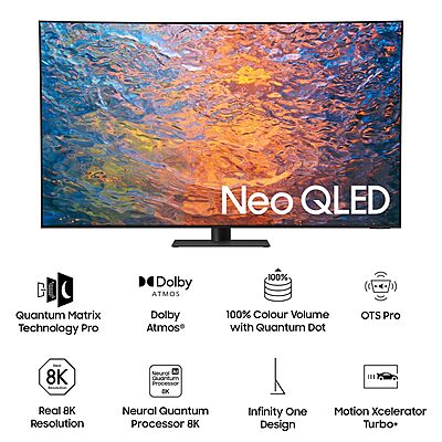 Samsung 138 cm (55 inches) 4K Ultra HD Smart Neo QLED TV QA55QN95CAKLXL
