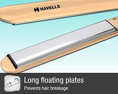 Havells HS4152 Titanium plates professional Hair Straightener; Adjustable temperature with instant heating