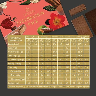 SMOOR Premium Celebration Box Chocolates Gift Pack Special Occasions Box of 14 SMOOR Premium Celebration Box Chocolates Gift Pack Special Occasions Box of 14