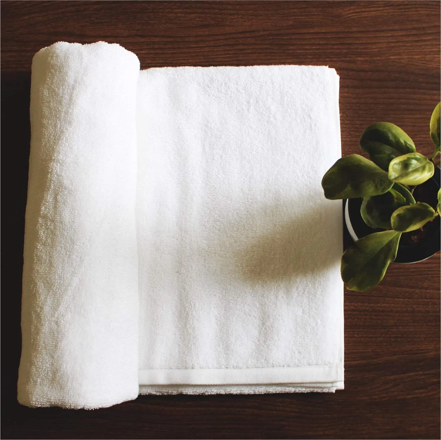 Sofrito Terry Bath Towel Divine Series - White | High Quality 100% Combed Cotton, Highly Absorbent| Sofrito Terry Bath Towel Divine Series - White | High Quality 100% Combed Cotton, Highly Absorbent|