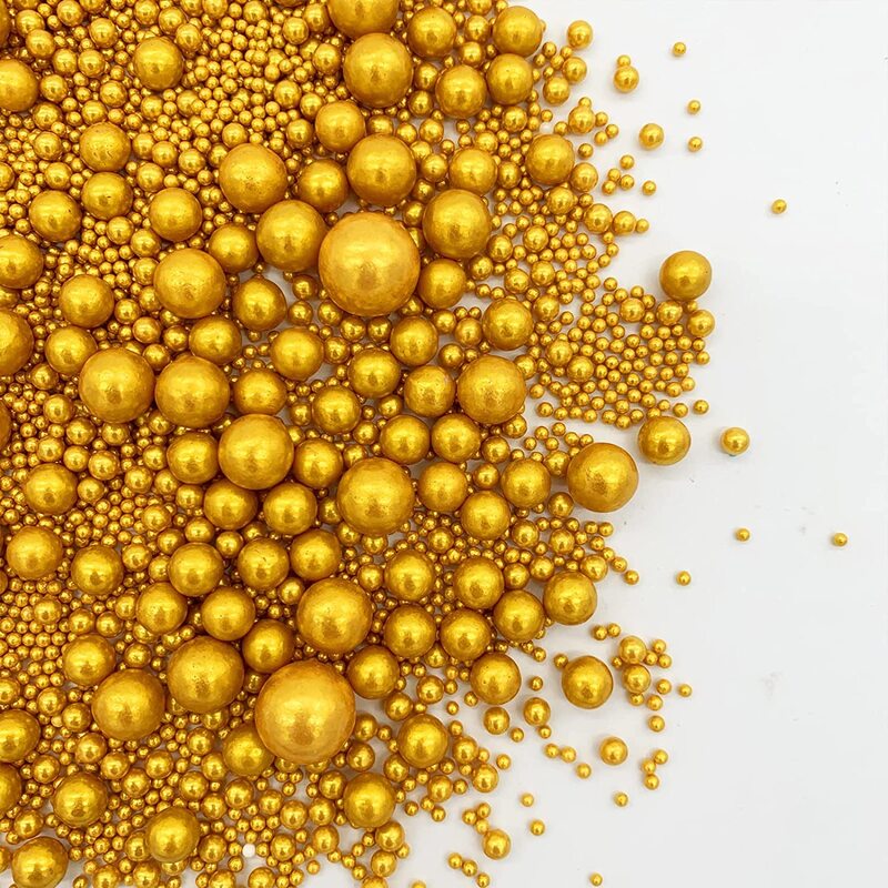 Gold Balls Sprinkles Mixed