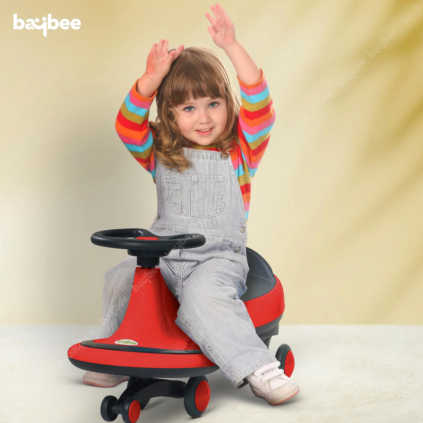 Baybee Trix Go Kids Magic Swing Cars for Kids-Red