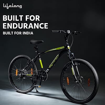 Lifelong LLBC2603 Spirit 26T with Disc Brake and Suspension BMX Cycle