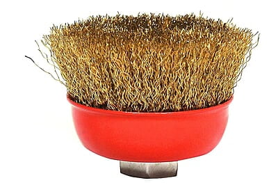 Jon Bhandari Cup Brush Golden Color 3"