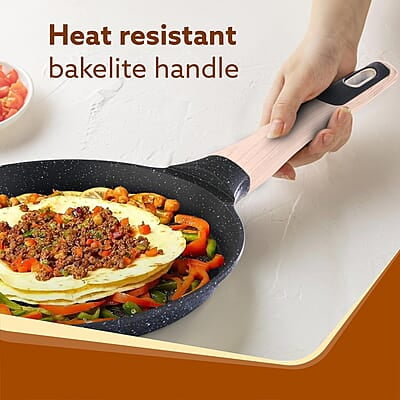 AGARO Imperial Granite Non Stick Tawa, 28 cm, Cast Aluminium Body