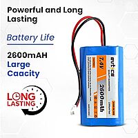 7.4V 2600Mah Li-ion Battery Pack with connector