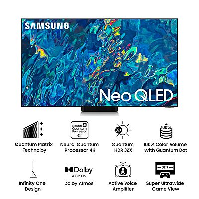 Samsung 163 cm (65 inches) 4K Ultra HD Smart Neo QLED TV QA65QN95BAKLXL