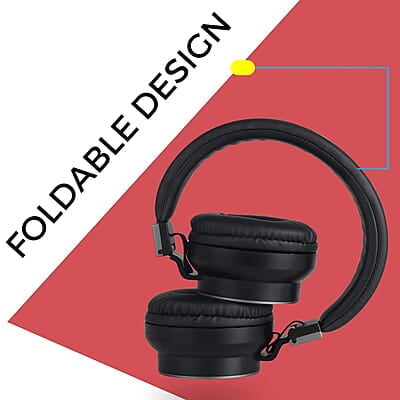 Zebronics-Bang over the ear headphones with Foldable Design and Bluetooth v5.0 headphones, Providing up to 20h* Playback