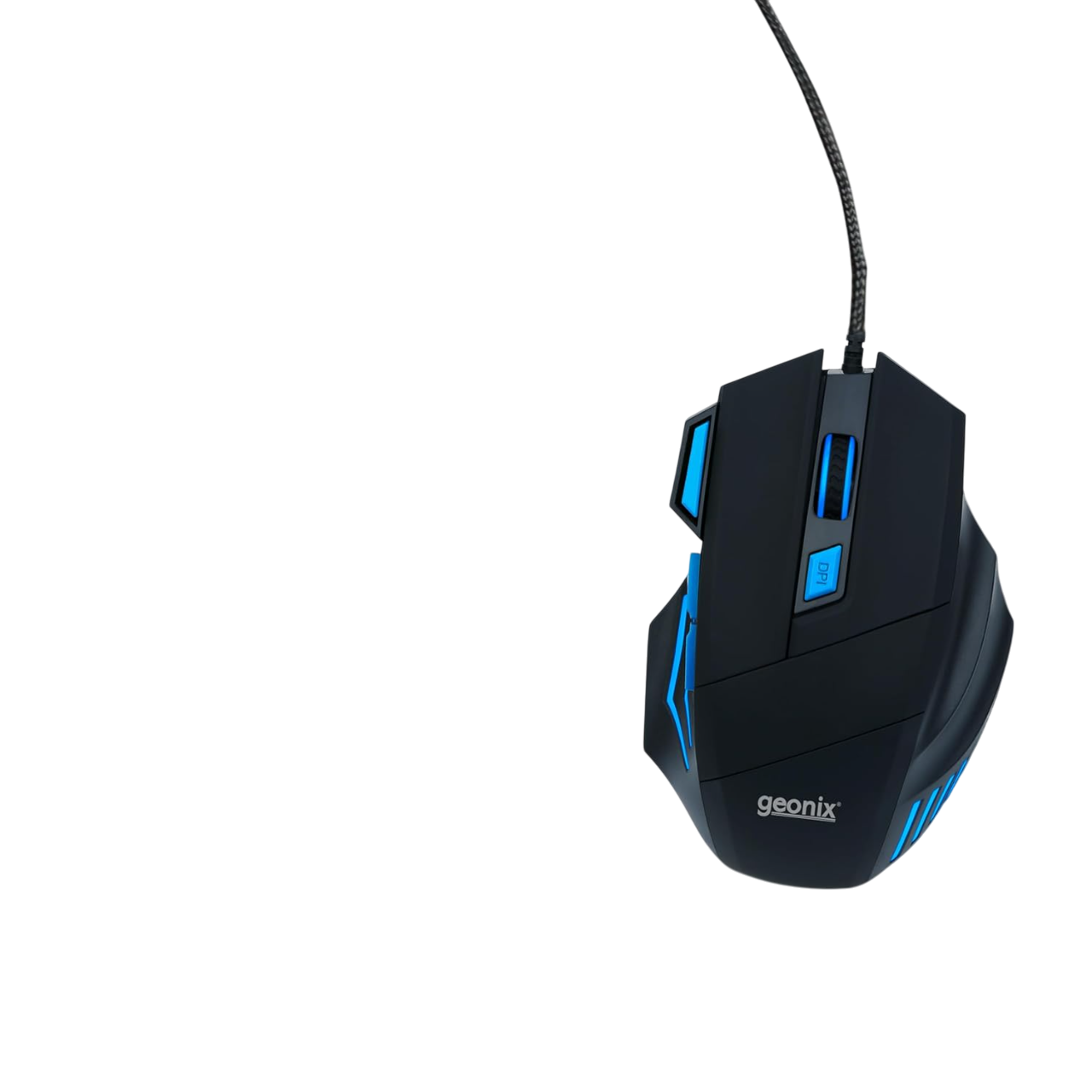 Geonix Vigor R6 Wired Gaming Mouse, 3600 DPI, Black Blue-‎RM-042