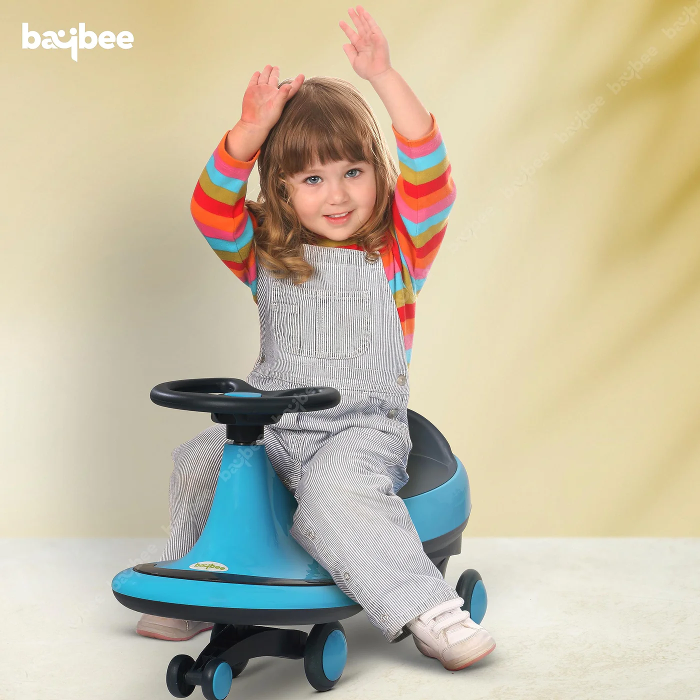 Baybee Trix Go Kids Magic Swing Cars for Kids-Blue
