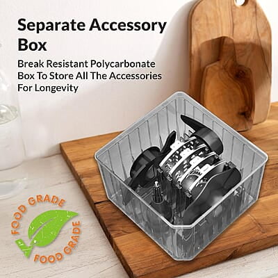 Havells Foodo Heavy Duty 750 Watt 5 Jar Food Processor 21000 Rpm