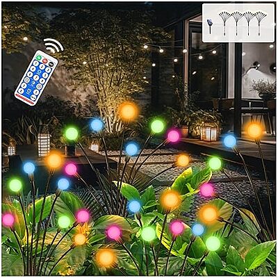 8 Stick RGB Fire Fly Garden Light Auto On Off Rechargeable Waterproof Garden Lights 8 Stick RGB Fire Fly Garden Light Auto On Off Rechargeable Waterproof Garden Lights