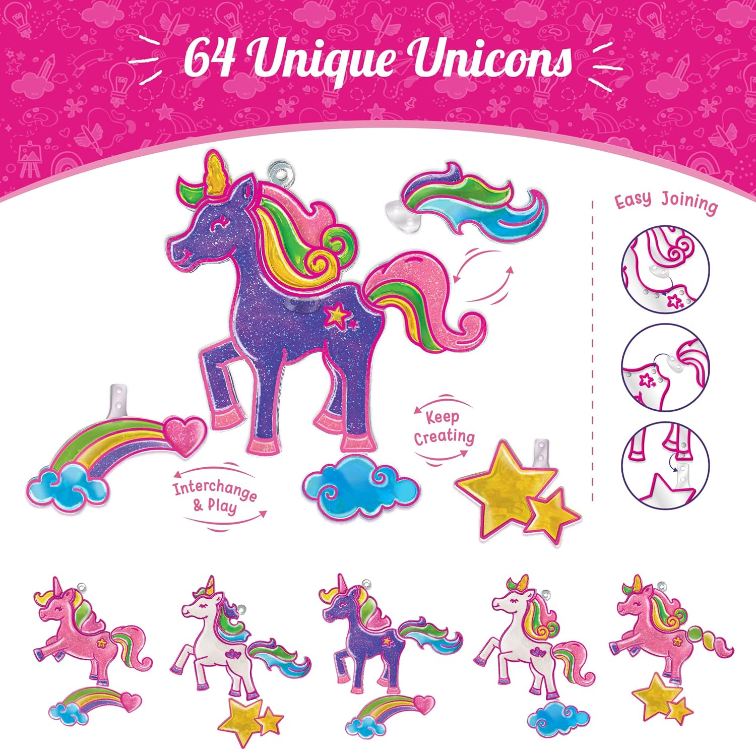 Imagimake Window Art Unicorn | Glass Painting Kit | Art and Craft Kit Imagimake Window Art Unicorn | Glass Painting Kit | Art and Craft Kit