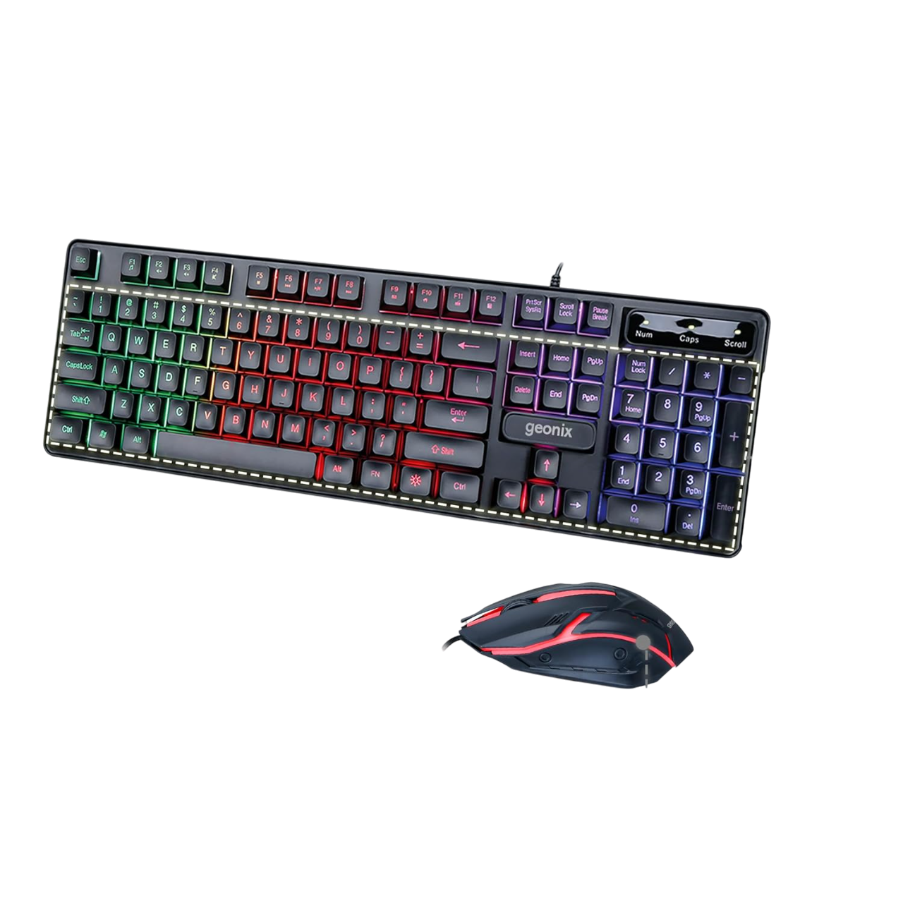 โGeonix Cruiser CX2 Gaming Keyboard and Mouse Combo,Superior Membrane, Black, โGXGBK-07 โGeonix Cruiser CX2 Gaming Keyboard and Mouse Combo,Superior Membrane, Black, โGXGBK-07