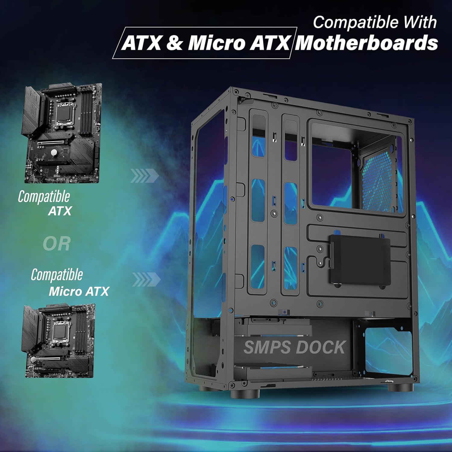 GEONIX Tempered_Glass ATX Gaming Cabinet (X30W) GEONIX Tempered_Glass ATX Gaming Cabinet (X30W)