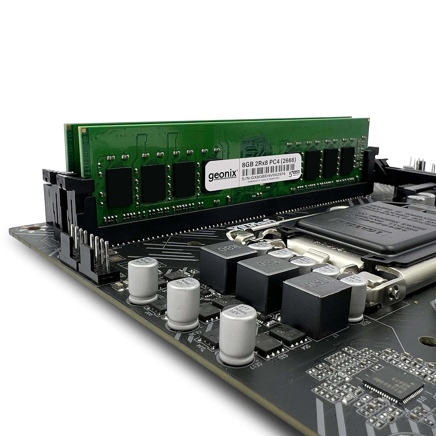 Geonix 8GB DDR4 2666 MHz RAM, (8x2) IC, 288 Pin, 5 Years Warranty, GX-8GBD4-16IC