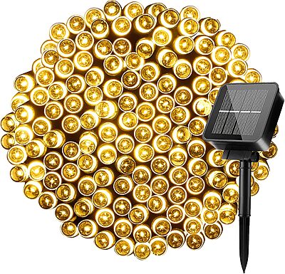 Mars Warm White Model Solar Ladi Toran String Warm White Waterproof Solar Light Chain Lighting, Decoration for Garden Mars Warm White Model Solar Ladi Toran String Warm White Waterproof Solar Light Chain Lighting, Decoration for Garden