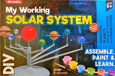 Kids Solar System Model Kit for Kids, Paint and Assemble Kit for School Project and Kids Learning, DIY Science Modal Kit for School and Home, with All Materials to Make Solar System Kids Solar System Model Kit for Kids, Paint and Assemble Kit for School Project and Kids Learning, DIY Science Modal Kit for School and Home, with All Materials to Make Solar System