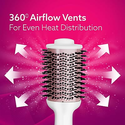 AGARO HV2179 Professional Volumizer Hair Dryer, 24K Gold Styling Surface