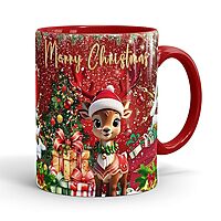 Christmas Coffee Mug 330ml - Merry Christmas & Happy New Year Gift, Christmas Gift
