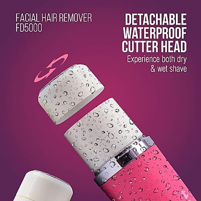 Havells Lady Facial Hair Remover Rotary Blades for Clean and Smooth Touch for Upper Lips, Chin & Cheeks