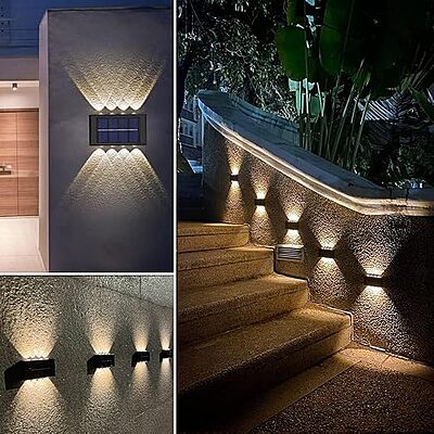 Jaguar 8 lence solar up down wall light Outdoor Solar Waterproof for Fence Jaguar 8 lence solar up down wall light Outdoor Solar Waterproof for Fence