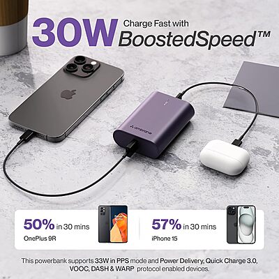 Ambrane PowerLit 30 33W PowerBank
