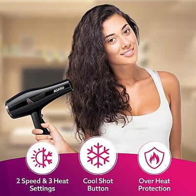 AGARO HD-1150 2000 Watts Professional Hair Dryer with Concentrator AGARO HD-1150 2000 Watts Professional Hair Dryer with Concentrator
