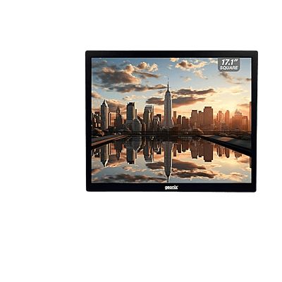 Geonix 17" LED PC Monitor, VGA & HDMI, 1280x1024-‎GXTF-WVHDF171