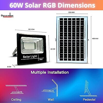 RGB Eagle 300w Solar Flood Light RGB Eagle 300w Solar Flood Light