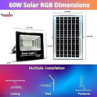 RGB Eagle 300w Solar Flood Light