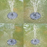 solar fountain Solar Water Fountain Sun Powered Outdoor Sprinkler Decorative