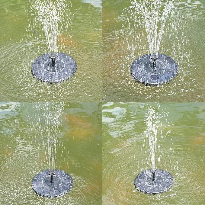 solar fountain Solar Water Fountain Sun Powered Outdoor Sprinkler Decorative