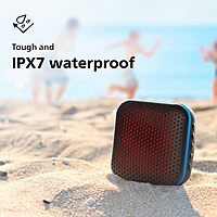 PHILIPS Audio Bluetooth Speaker TAS2505B, 6W with LED Lights (Built-in Microphone, Durable and IPX7 Waterproof, 10 Hours’ Playback Time, 20-m Range) Black PHILIPS Audio Bluetooth Speaker TAS2505B, 6W with LED Lights (Built-in Microphone, Durable and IPX7 Waterproof, 10 Hours’ Playback Time, 20-m Range) Black