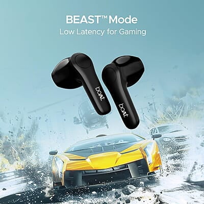 boAt Airdopes Atom 81 Pro Truly Wireless in Ear Ear Buds W/100Hrs of Playtime, 4 Mics with Enx, Beast Mode with 50Ms Low Latency, 13Mm Drivers, Iwp Tech, ASAP Charge
