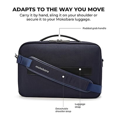 MOKOBARA Bento Nylon Laptop Briefcase – Fits 14-Inch MacBook & Laptops | Durable Office Bag for Men | Professional Messenger Bag for Business, Work, & Travel MOKOBARA Bento Nylon Laptop Briefcase – Fits 14-Inch MacBook & Laptops | Durable Office Bag for Men | Professional Messenger Bag for Business, Work, & Travel